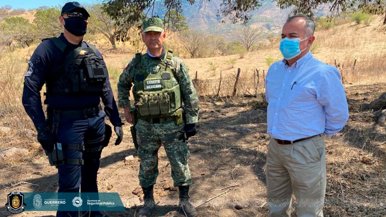 Fuerzas de Seguridad recorren Coyuca; no hay registro de muertos