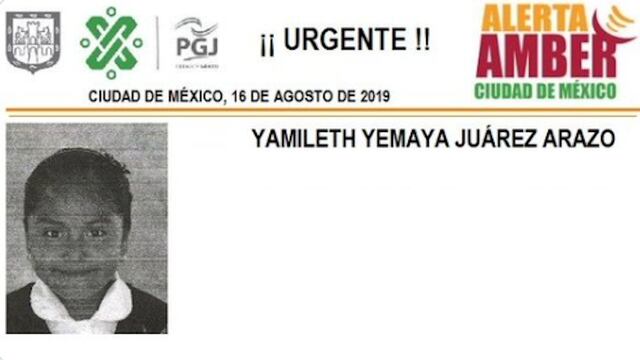 Yamileth Yemaya desapareció el 15 de agosto
