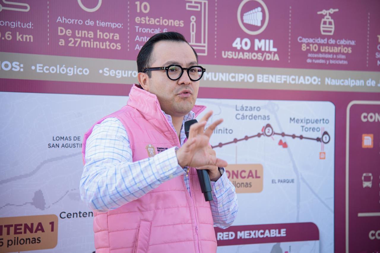 Daniel Sibaja informó que Grupo Alfa será la empresa a cargo de la construcción de la línea 3 de Mexibus.