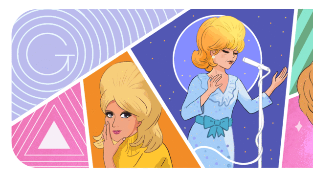 Dusty Springfield en el doodle de Google