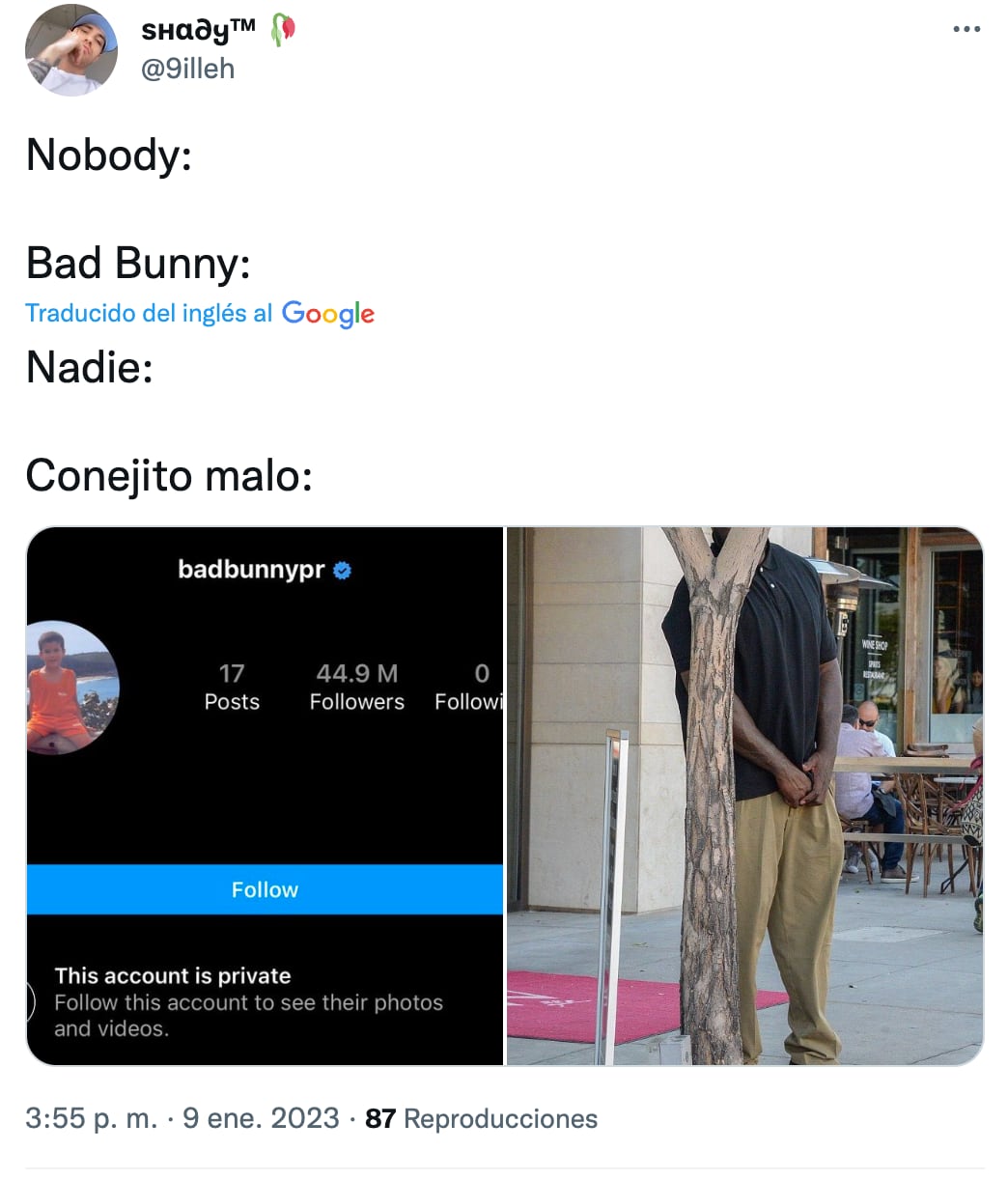 Meme de Bad Bunny