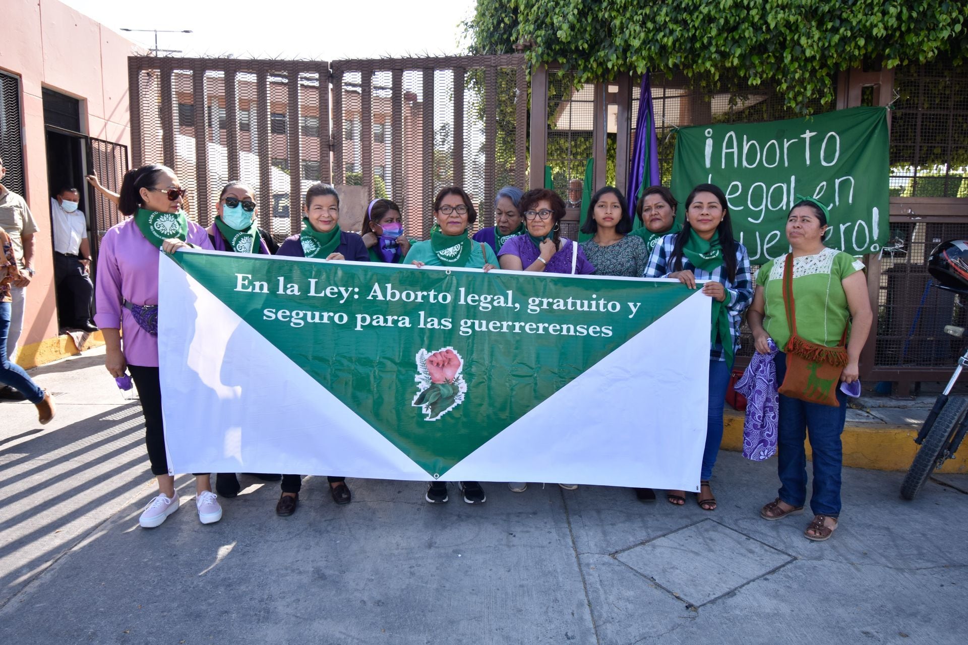 Protesta por el aborto legal en Guerrero