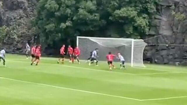 Gustavo del Prete anotó su primer gol con Pumas