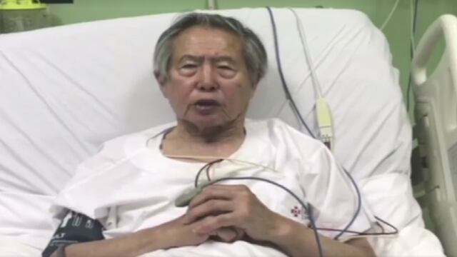 Alberto Fujimori desde el hospital