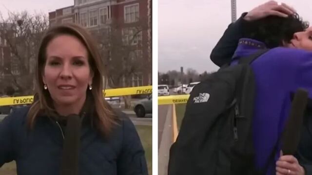 VIDEO: Reportera de Fox News se reúne con su hijo durante tiroteo en su escuela