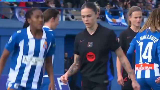 Mapi León responde al polémico incidente con jugadora del Espanyol