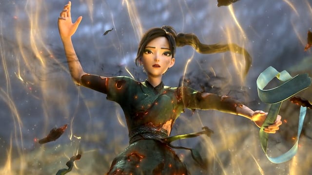 Escena de la película de Netflix: La Serpiente Verde