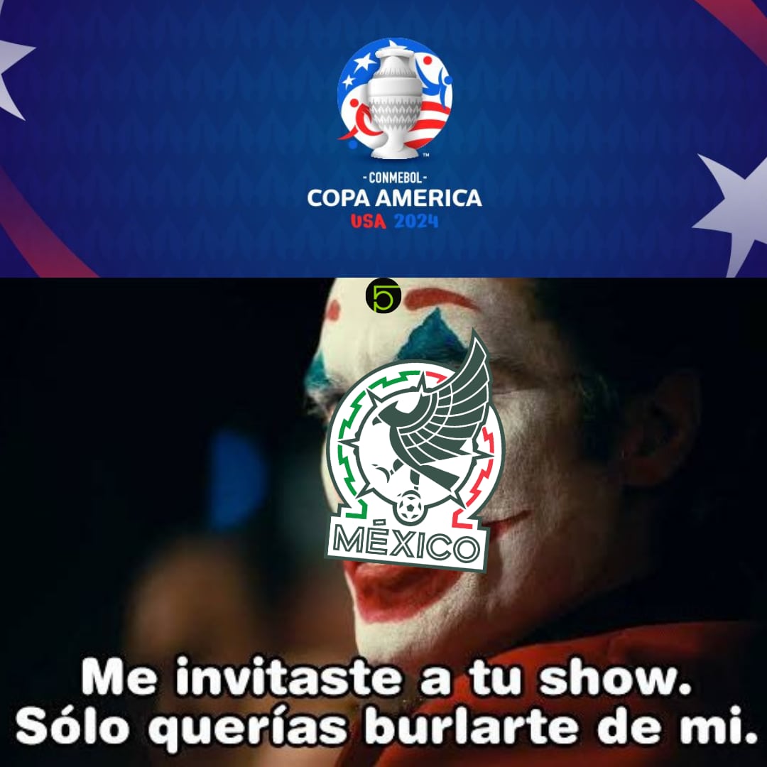 Meme de la Selección Mexicana en Copa América.