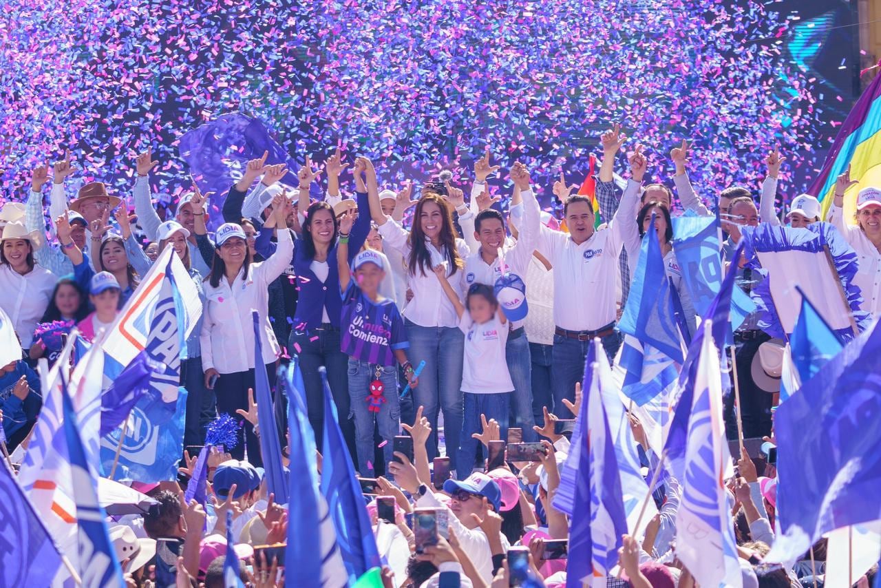 Libia Dennise García Muñoz Ledo cierra precampaña en Guanajuato