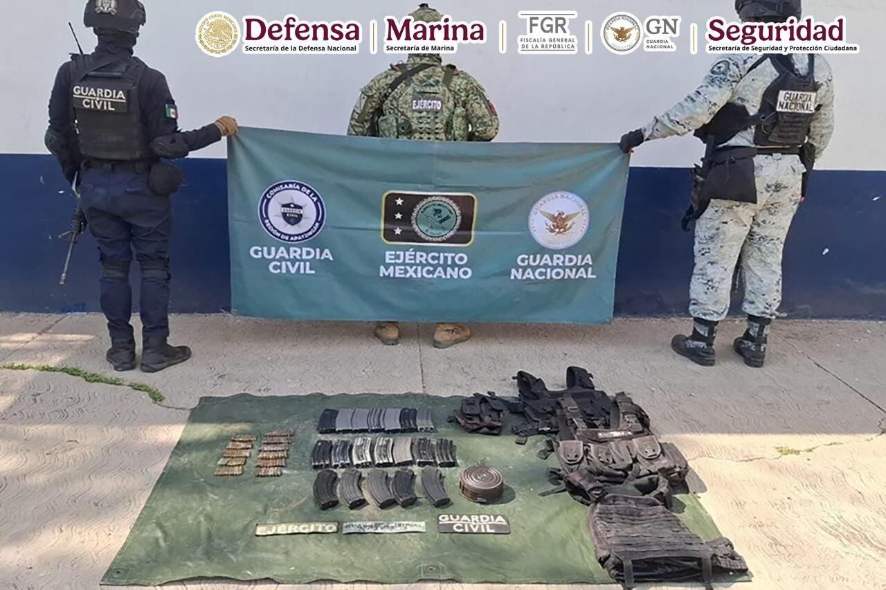 Plan Michoacán reporta detenciones y aseguramiento de armas en Zamora y Parácuaro
