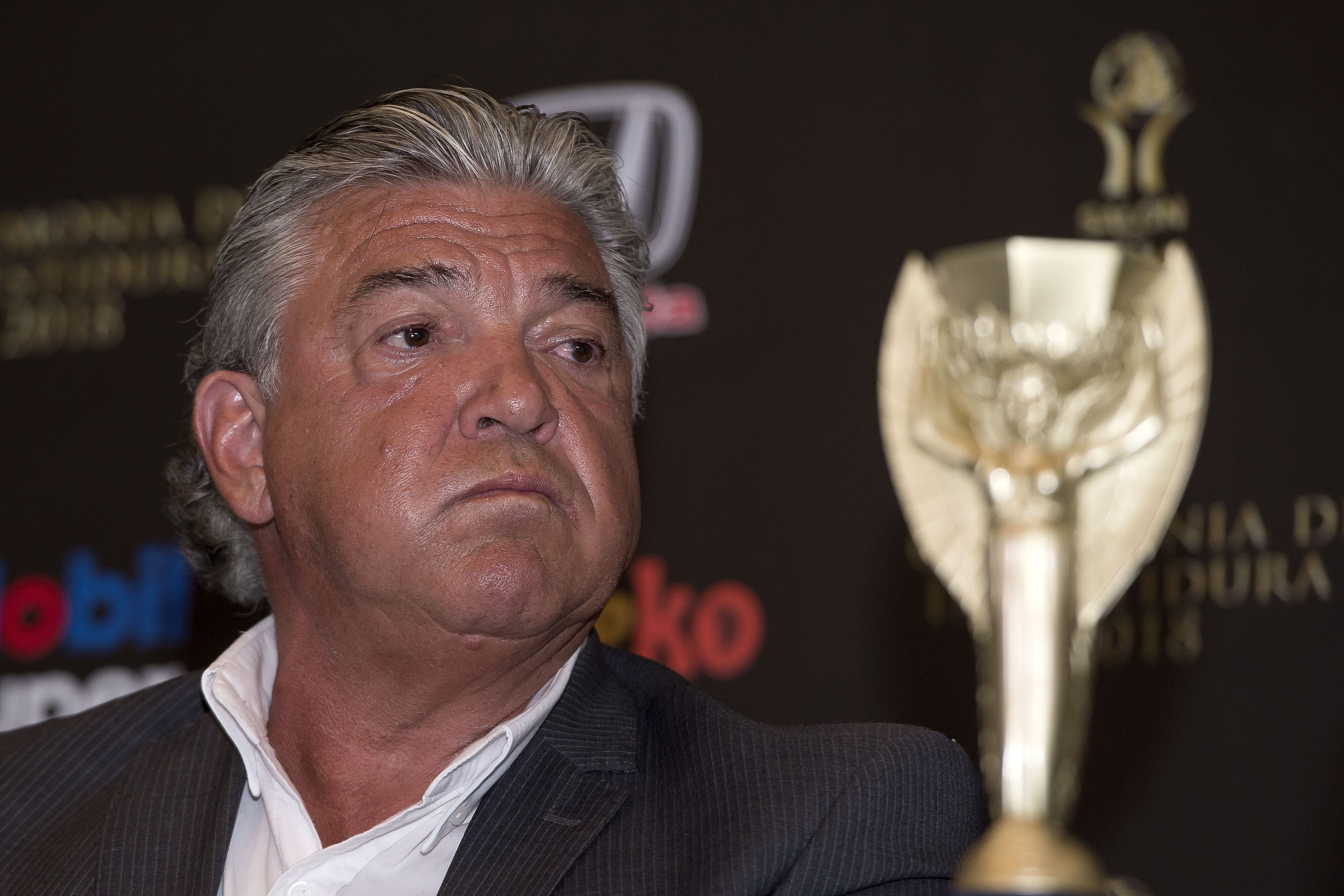 Miguel Zelada
EN LA FOTO:
Photo during the press conference of the Hall of Fame Investiture Ceremony 2018 held in the 3D room of the Soccer Museum in Pachuca, Hidalgo.
IN THE PHOTO: