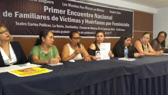 Madres y hermanas de mujeres víctimas de feminicidio, cuyos casos abarcan desde 2013 hasta 2017, estuvieron presentes.