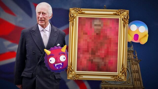 El diabólico retrato oficial del rey Carlos III es revelado por primera vez (FOTOS)