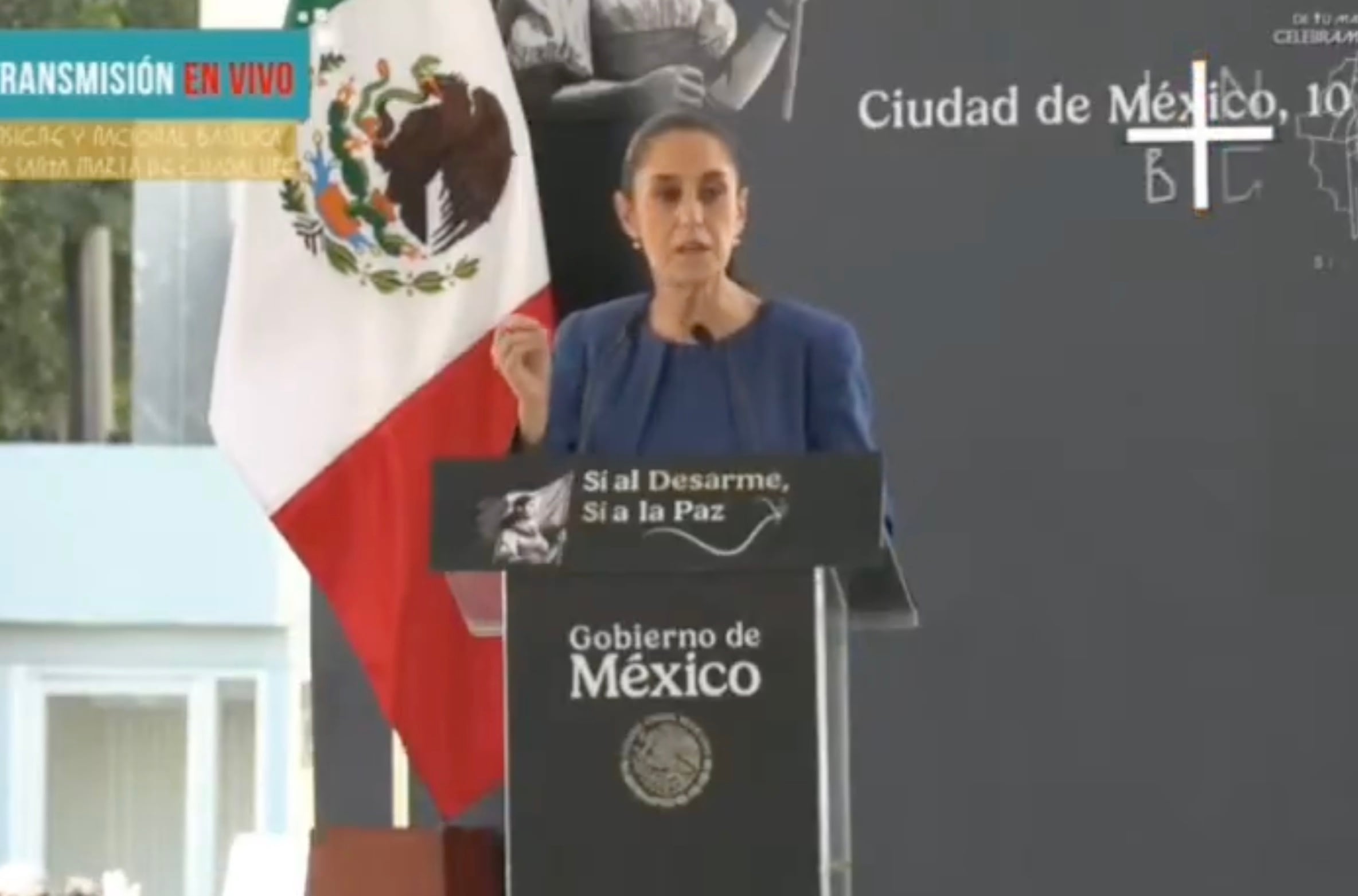 Claudia Sheinbaum arranca programa 'Sí al desarma, sí a la paz'