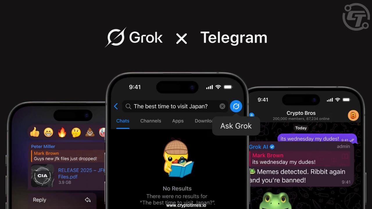 Grok estará disponible en Telegram