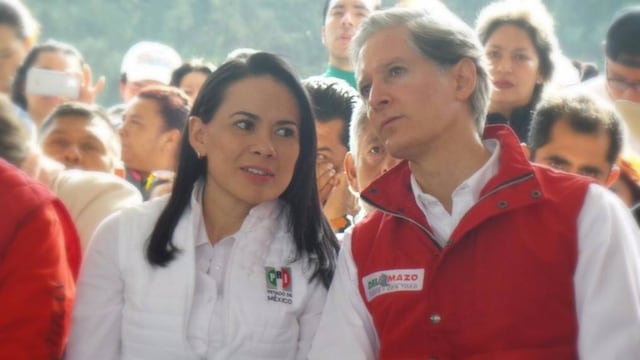 Alejandra del Moral y Alfredo del Mazo