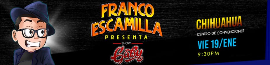 Franco Escamilla presentará “Show Gaby” en Chihuahua