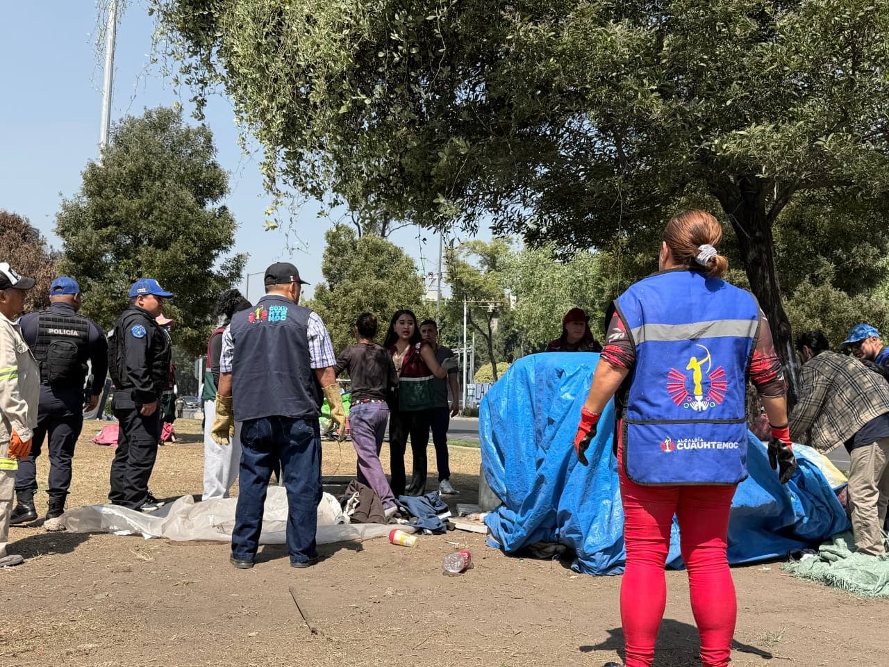 Alcaldía Cuauhtémoc despliega brigadas y retira más de 60 toneladas de basura.