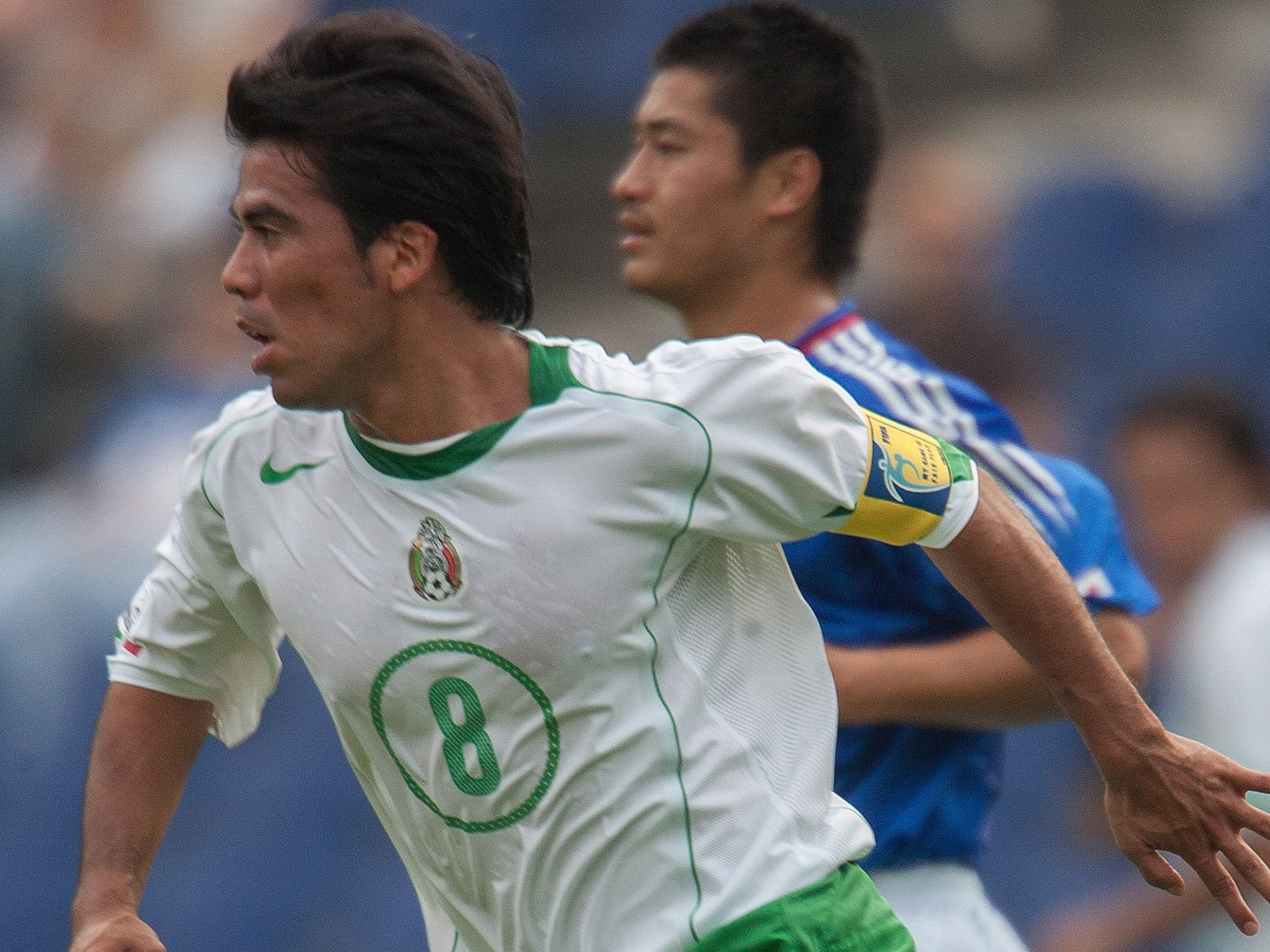 Pavel Pardo en sus tiempos con la Selección Mexicana