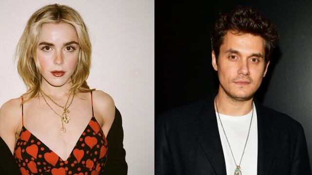 Kiernan Shipka y John Mayer
