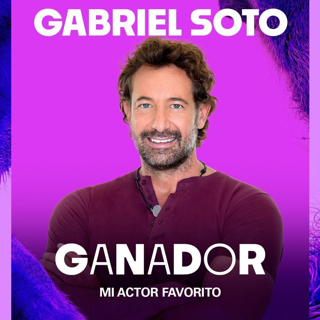 Gabriel Soto gana en la categoría a Mi Actor Favorito