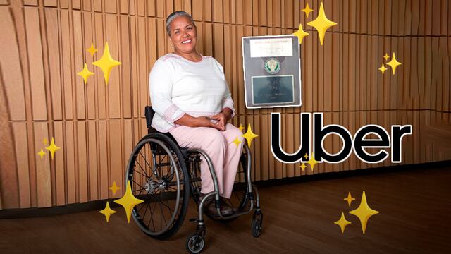 María del Pilar Oliver, medallista paralímpica mexicana que trabaja en Uber