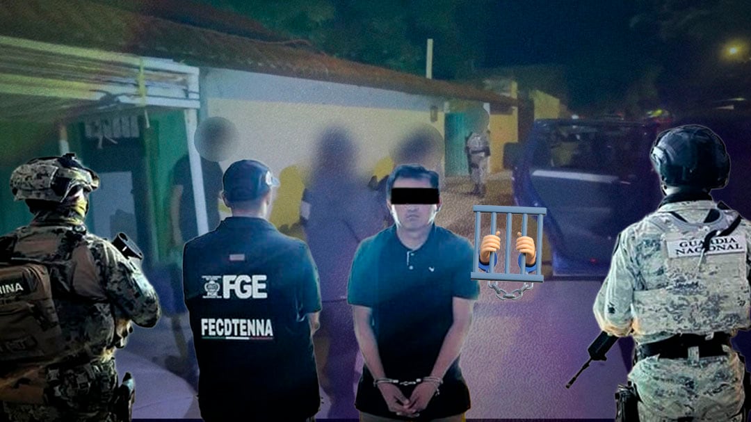 Detienen a David N, “Rambo” en Quintana Roo y liberan a 3 víctimas de trata de personas