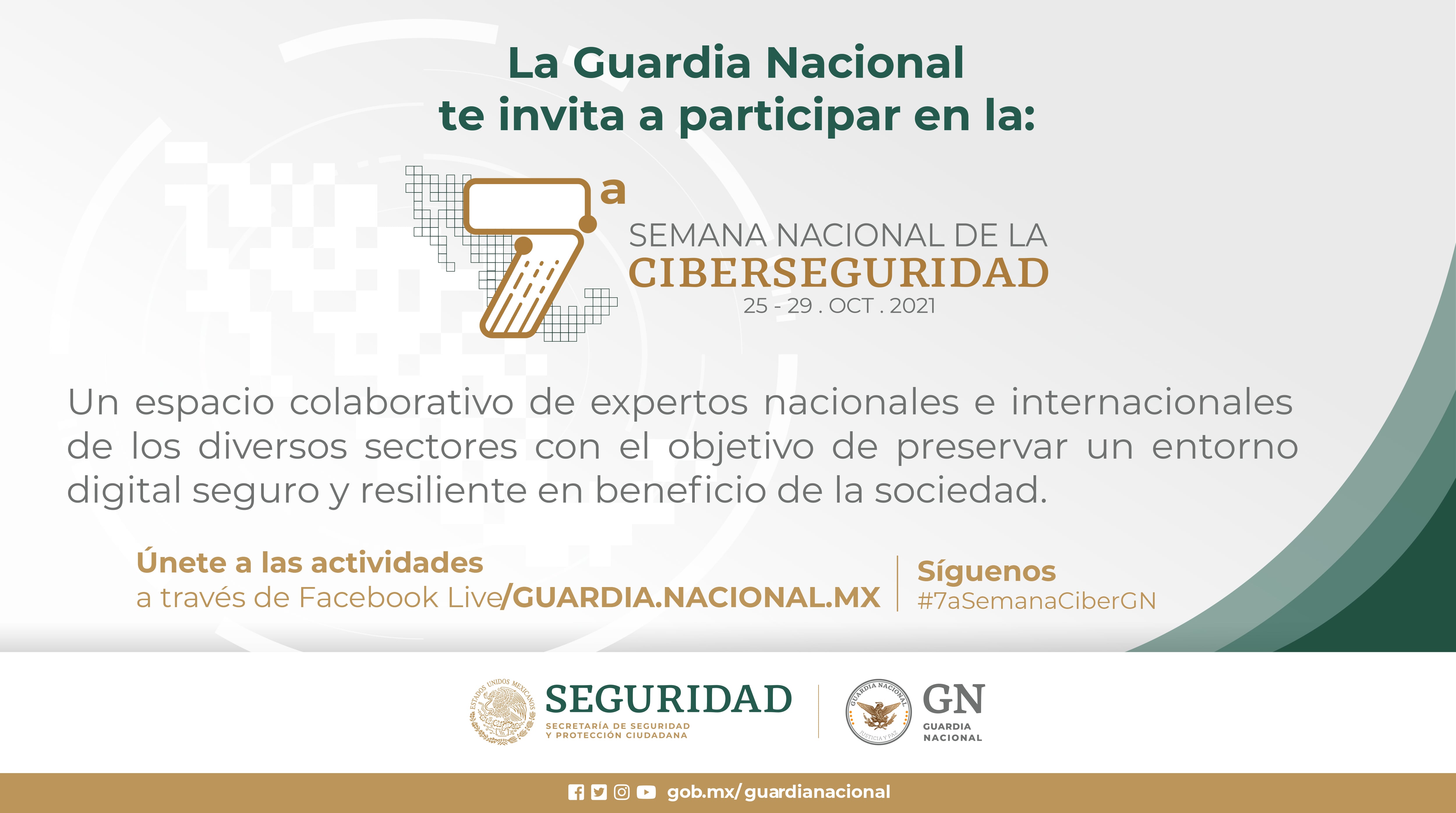 Guardia Nacional imparte “Séptima Semana de Ciberseguridad”