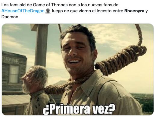 Memes de The House of Dragon de Daemon y Rhaenyra