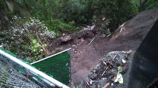 Deslave en Álvaro Obregón