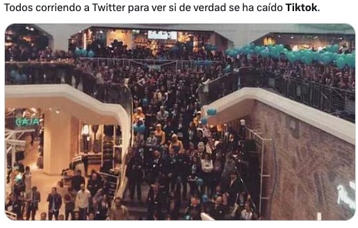 Memes de la caída de TikTok