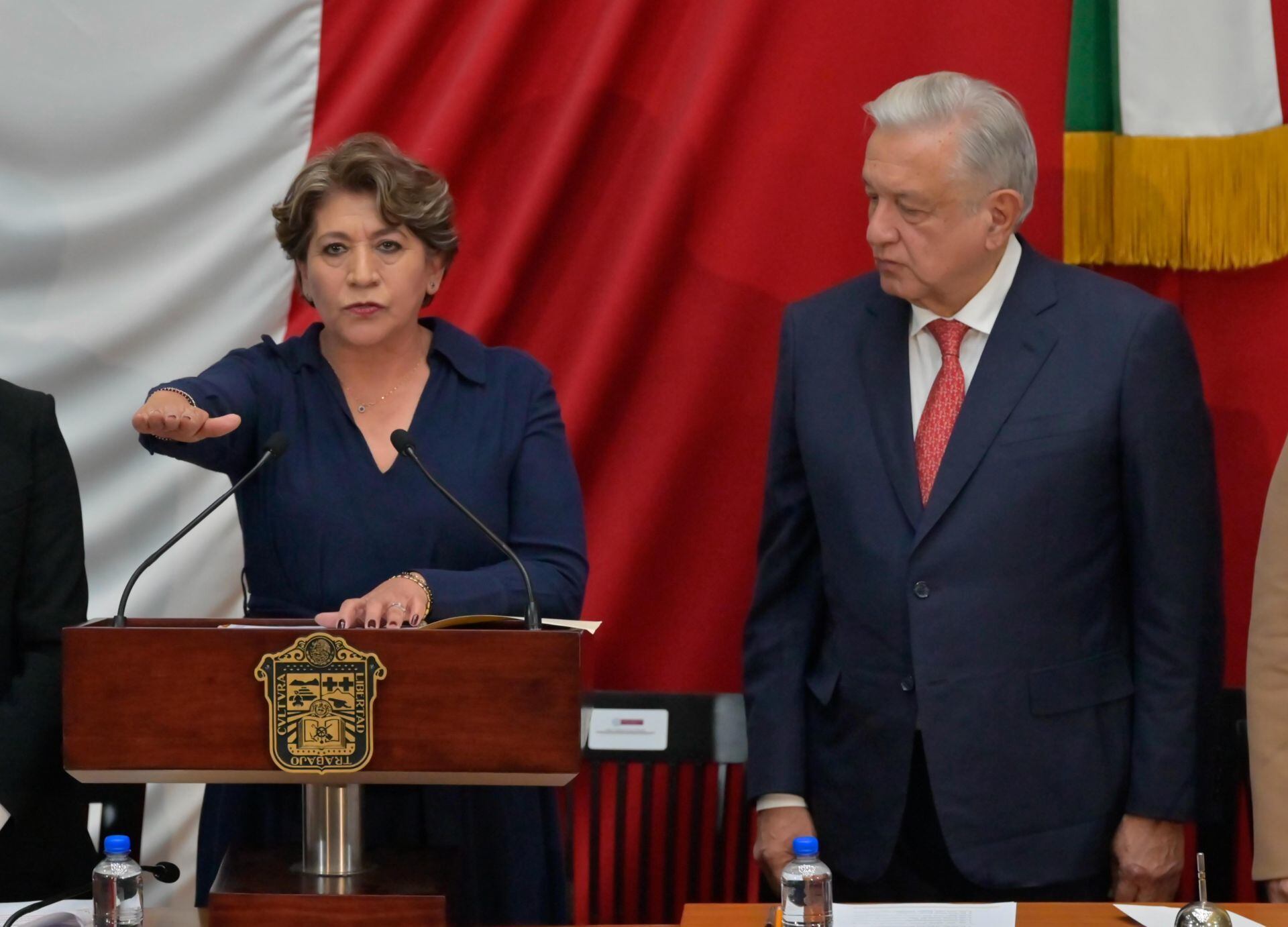 Delfina Gómez toma protesta como gobernadora del Estado de México