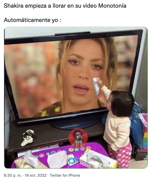 Meme de Shakira y su "dulce venganza" a Gerard Piqué
