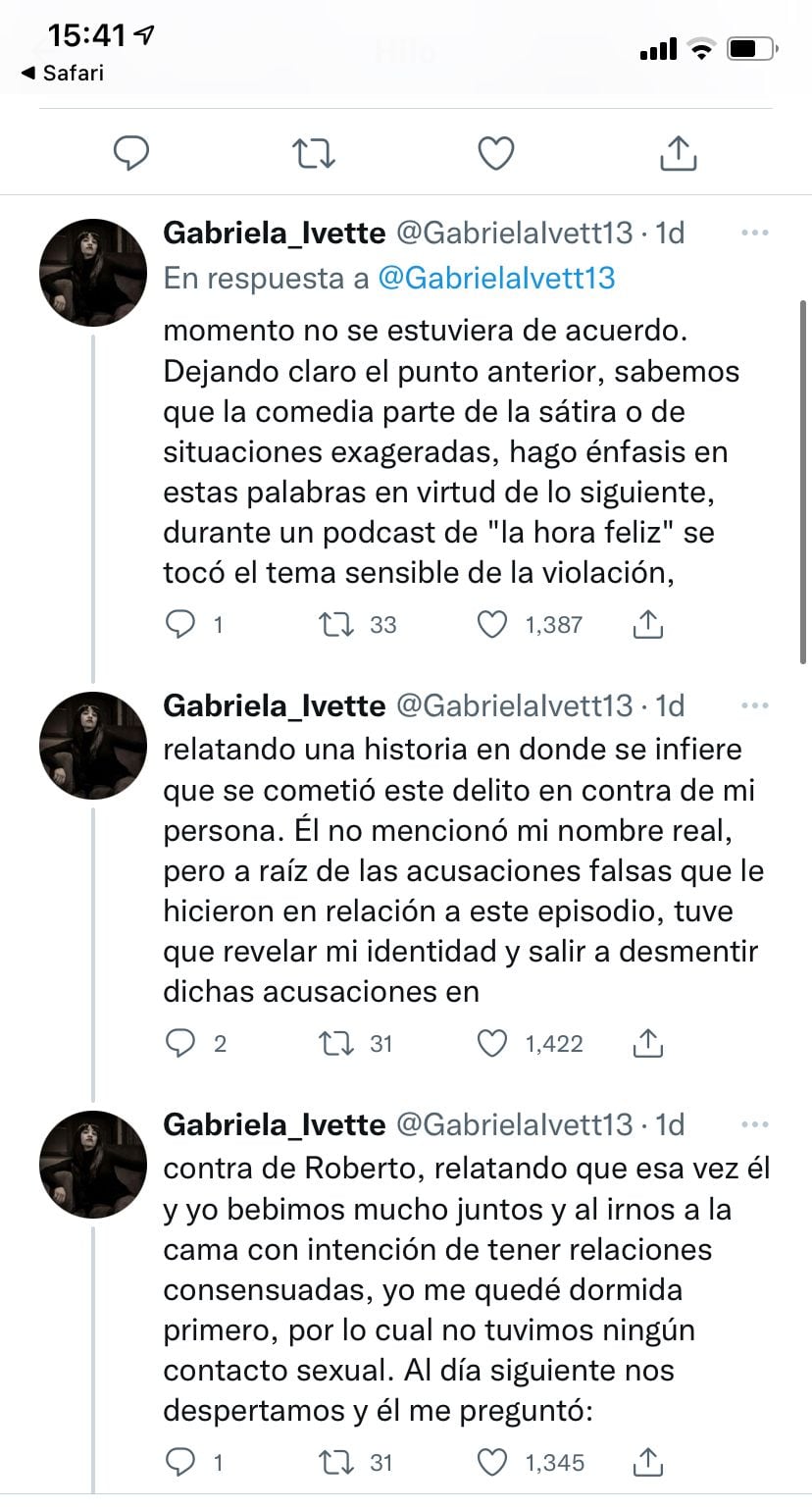Tuit, Gabriela Sandoval