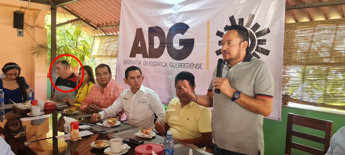 "El Nene" Granados en evento del PRD