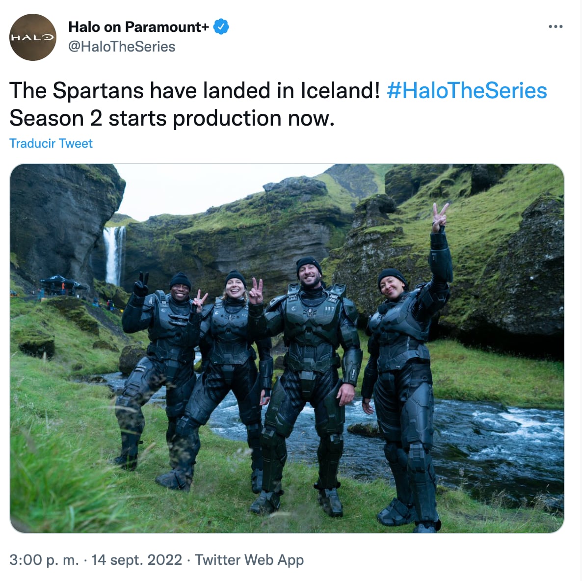 Halo inicia sus grabaciones para la temporada 2