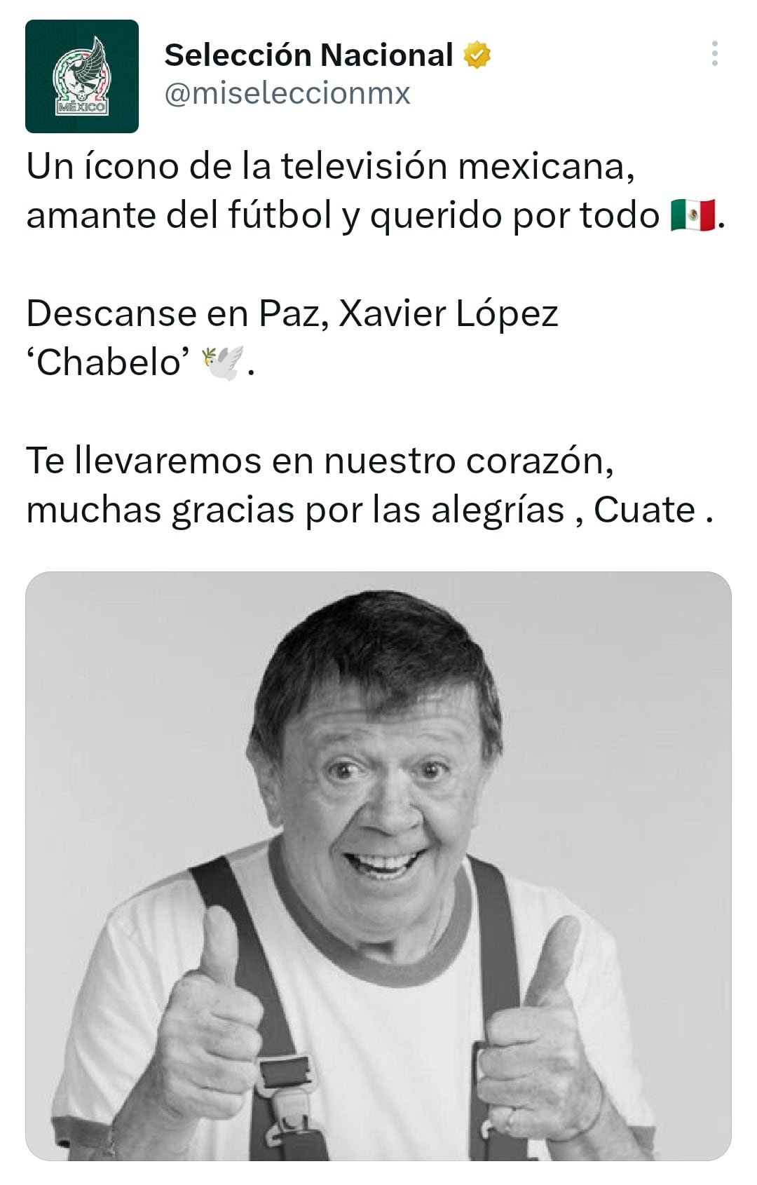Chabelo Selección Mexicana