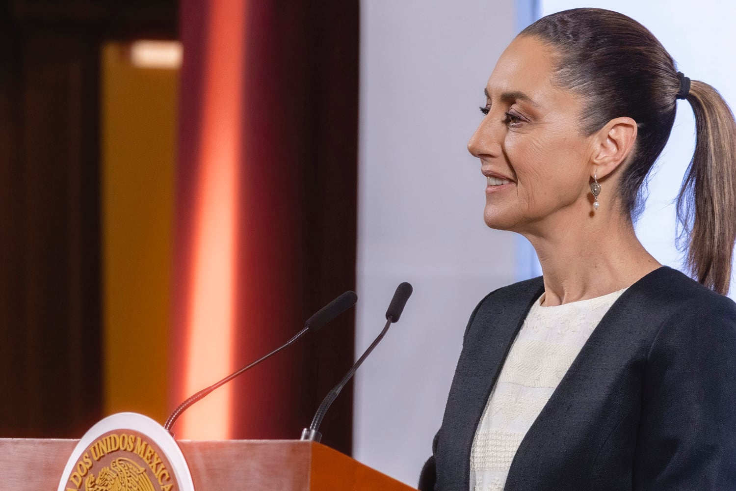 Claudia Sheinbaum en su conferencia mañanera