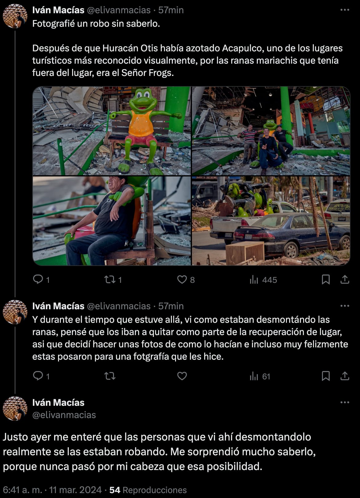Ranas de Señor Frog´s