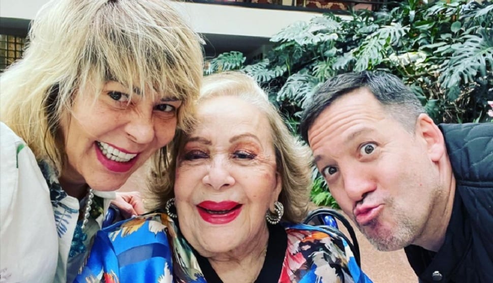 Alejandra Guzmán, Silvia Pinal y Luis Enrique