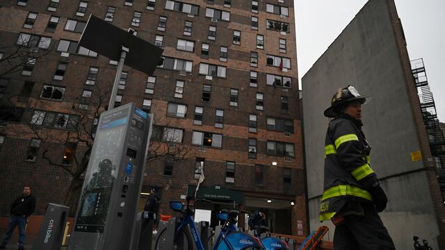 Incendio en edificio de Nueva York