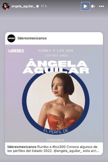 Ángela Aguilar presume ser una líder mexicana