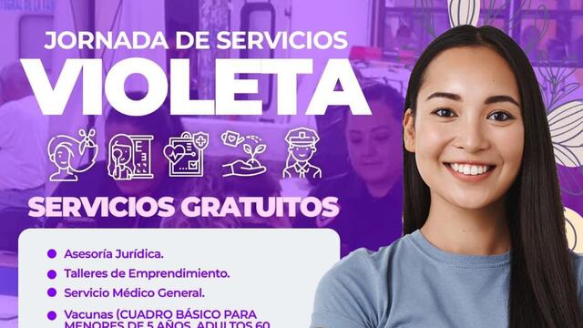Karla Fiesco invita a la Jornada de Servicios Violeta
