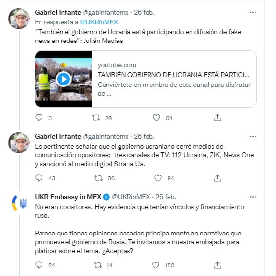 Embajada de Ucrania discrimina a periodista mexicano; Tamales o Rublos.