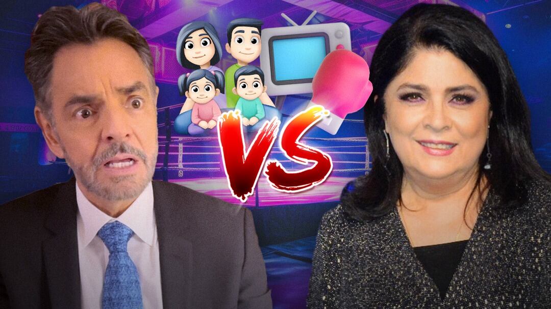 Eugenio Derbez reta a Victoria Ruffo a competir con sus respectivos reality show familiares