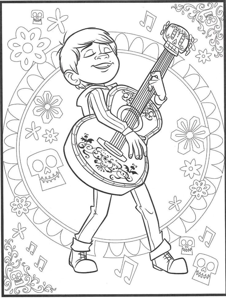 Dibujos de Coco para colorear