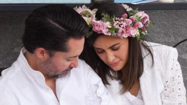 Yon de Luisa y su esposa.