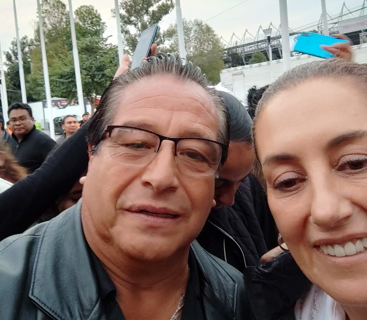 Rubén Tovar y Dra. Claudia Sheinbaum