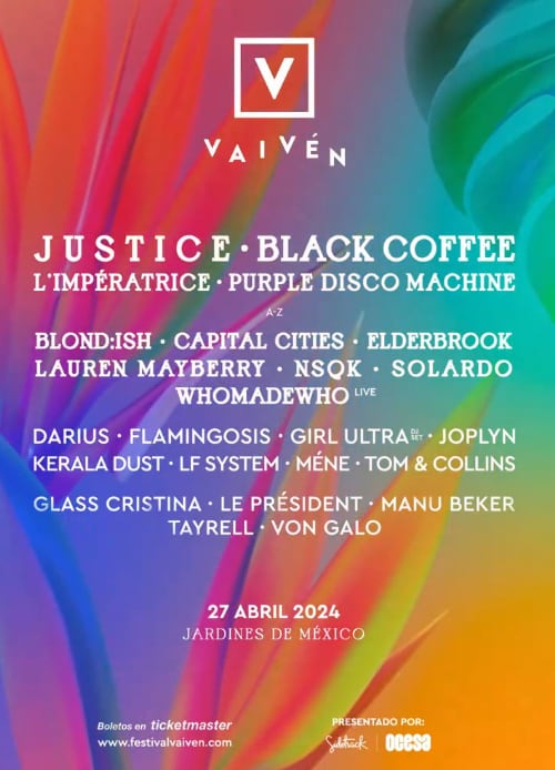 Festival Vaivén 2024 revela line up tras adelantar preventa de boletos