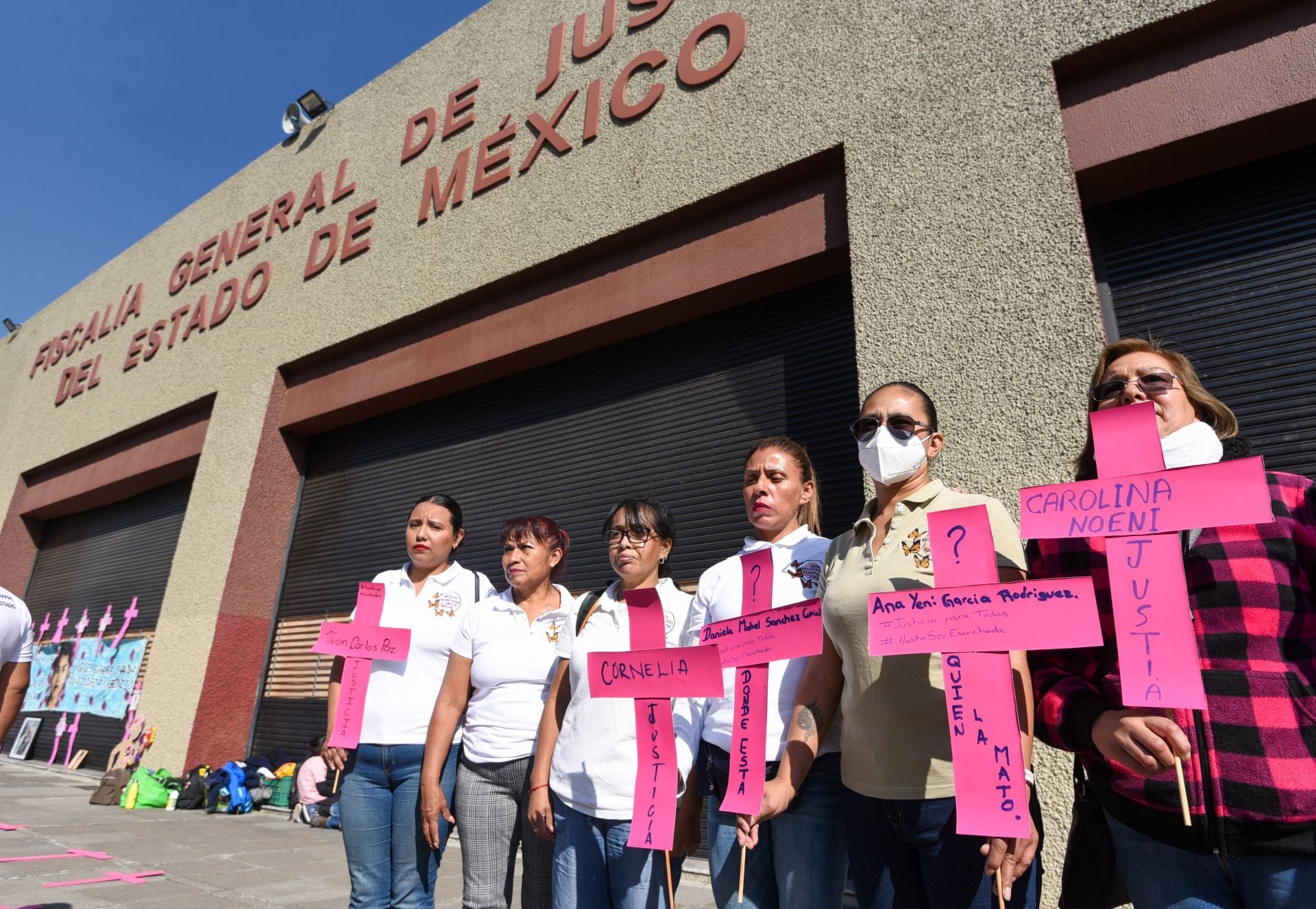 Protesta en el Edomex por justicia para casos de feminicidios